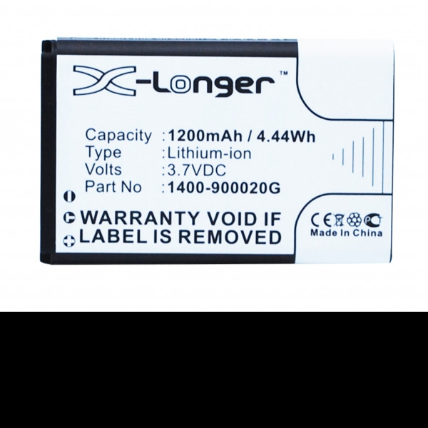 Unitech 1400-900020G accu (1200 mAh, 123accu huismerk)  AUN00100 - 1