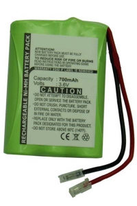 Universal AAA x 3 accu (700 mAh, 123accu huismerk)  AUN00070