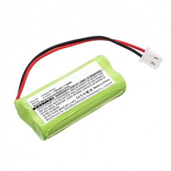 V-Tech 43AAA70PS2 accu (2.4 V, 700 mAh, 123accu huismerk)  AVT00023 - 1