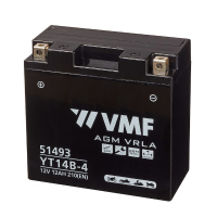 VMF AGM 51493 / YT14B-BS / 512903013 accu (12V, 12Ah, 210A)  AVM00099