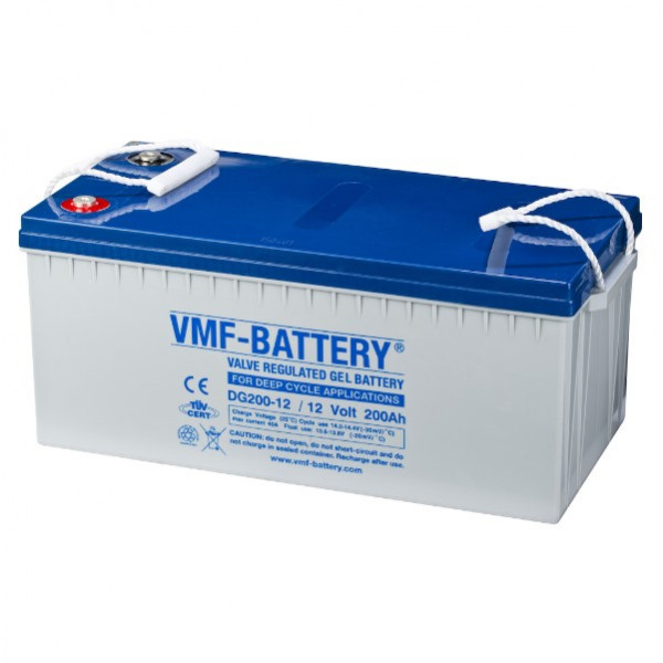 VMF DG200-12 Deep Cycle Gel accu (12V, 200 Ah, T10 terminal)  AVM00152 - 1