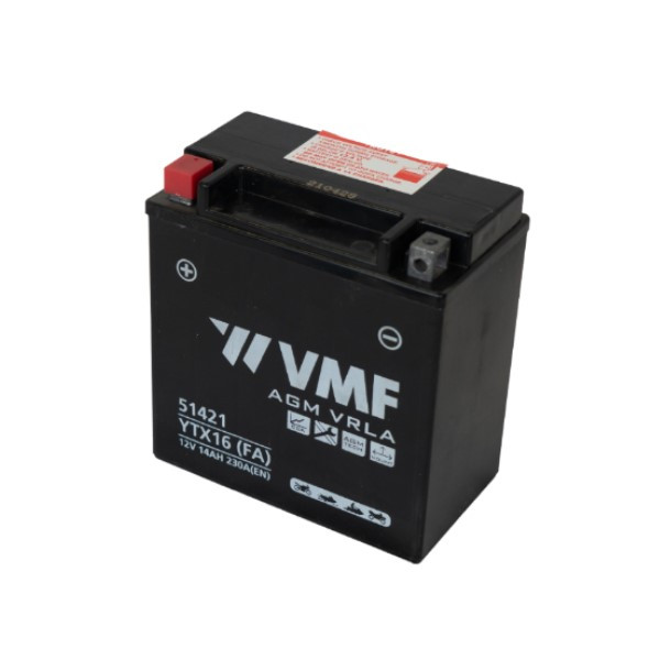 VMF PowerSport AGM 51421 / YTX16-BS accu (12V, 14Ah, 230A)  AVM00210 - 1