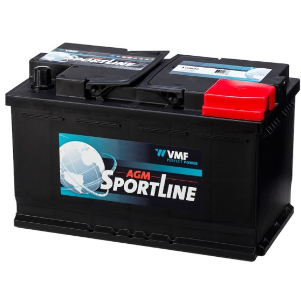 VMF Sportline AGM80 Dual Purpose AGM accu (12V, 80Ah, 850A)  AVM00156 - 1