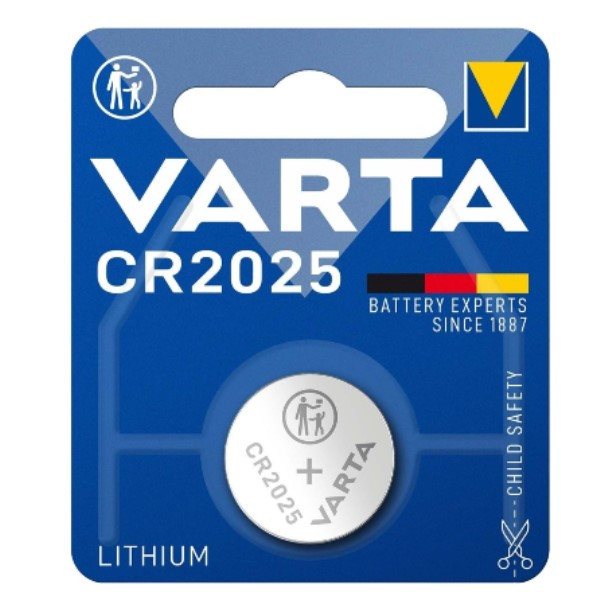 Plak opnieuw nemen Lam Varta CR2025 / DL2025 / 2025 Lithium knoopcel batterij 1 stuk Varta  123accu.nl