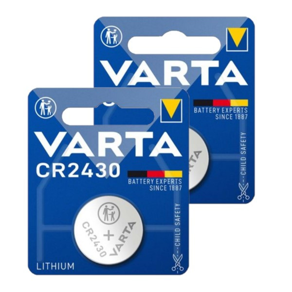 Varta CR2430 3V Lithium knoopcel batterij 2 stuks  AVA00391 - 1