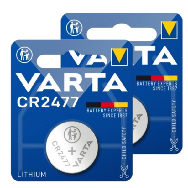 Varta CR2477 3V Lithium knoopcel batterij 2 stuks  AVA00399 - 1