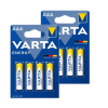 Varta Energy AAA / MN2400 / LR03 Alkaline Batterij 8 stuks