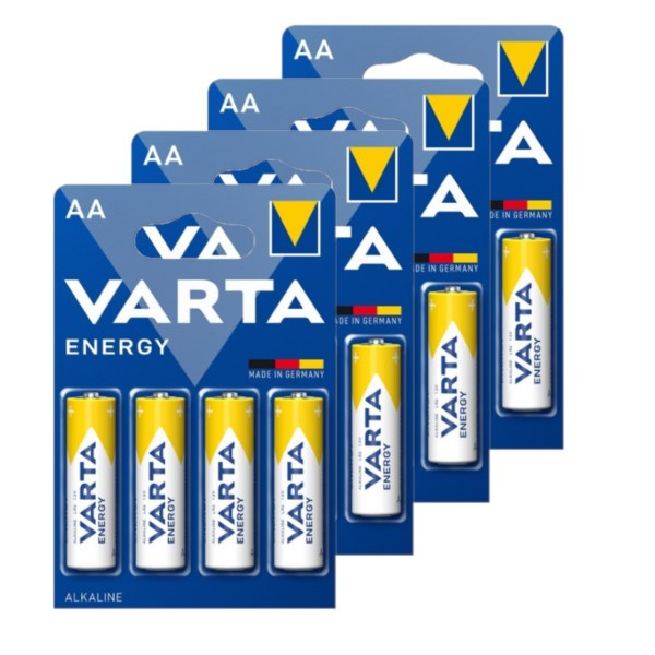 Varta Energy AA / MN1500 / LR06 Alkaline Batterij 16 stuks  AVA00505 - 1