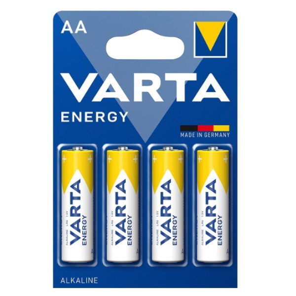 Varta Energy AA / MN1500 / LR06 Alkaline Batterij 4 stuks  AVA00510 - 1
