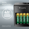 Varta LCD-stekkeroplader+ inclusief 4 stuks AA batterijen (2100 mAh)  AVA00609 - 4