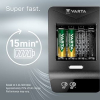 Varta LCD-ultrasnellader+ inclusief 4 stuks AA batterijen (2100 mAh)  AVA00612 - 4