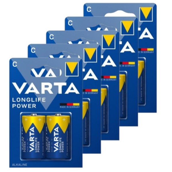 Varta Longlife Power LR14 / C Alkaline Batterij 10 stuks  AVA00495 - 1