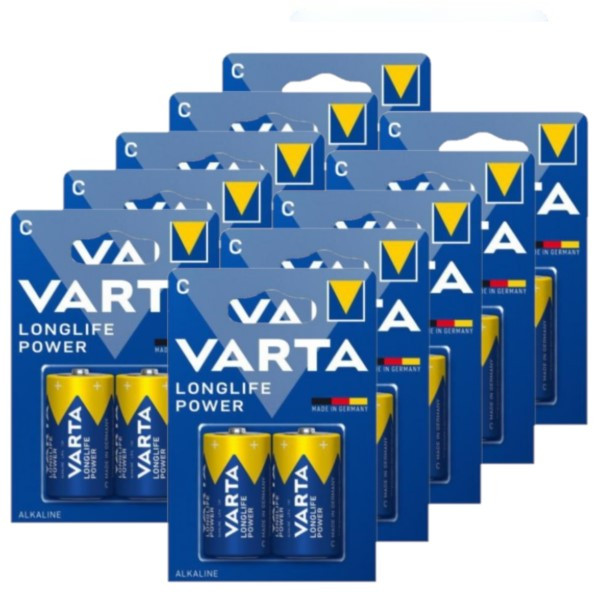 Varta Longlife Power LR14 / C Alkaline Batterij 20 stuks  AVA00500 - 1