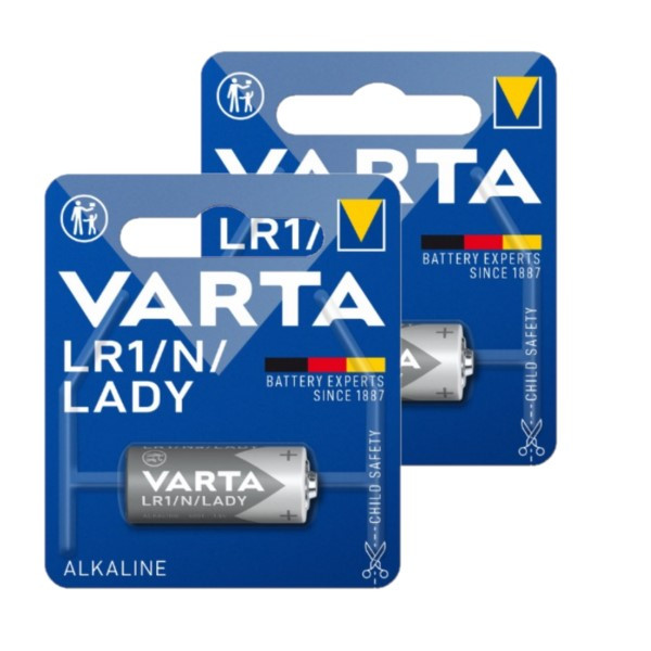 Varta N / LR1 / Lady / MN9100 Alkaline Batterij 2 stuks  AVA00428 - 1