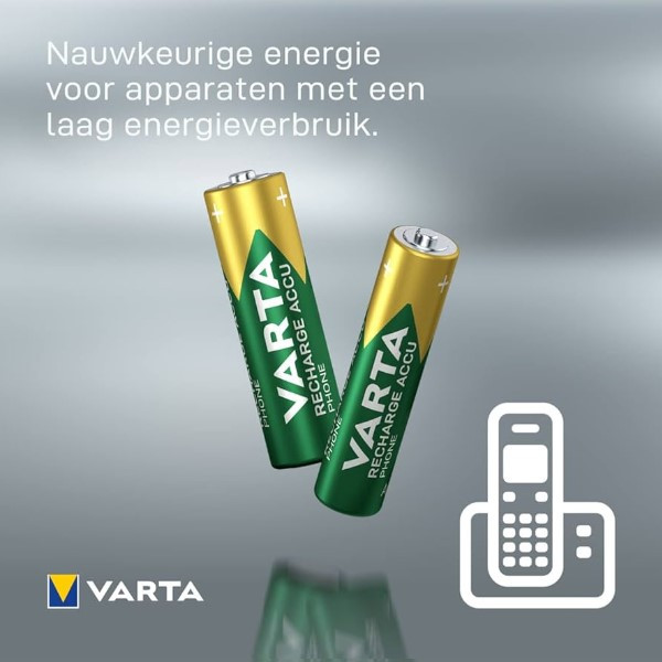 Varta Oplaadbare AAA / HR03 Ni-Mh Batterijen (10 stuks, 550 mAh)  AVA00672 - 2