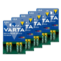 Varta Oplaadbare AAA / HR03 Ni-Mh Batterijen (20 stuks, 1000 mAh)  AVA00677