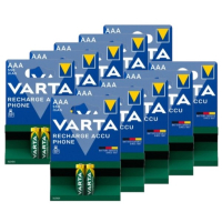 Varta Oplaadbare AAA / HR03 Ni-Mh Batterijen (20 stuks, 550 mAh)  AVA00669