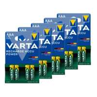 Varta Oplaadbare AAA / HR03 Ni-Mh Batterijen (20 stuks, 800 mAh)  AVA00683