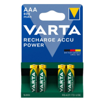 Varta Oplaadbare AAA / HR03 Ni-Mh Batterijen (4 stuks, 800 mAh)  AGP00076