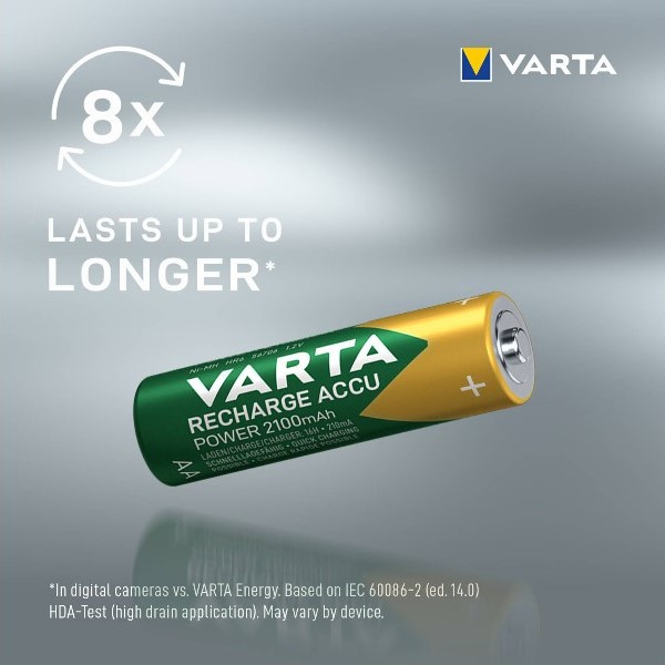 Varta Oplaadbare AA / HR6 Ni-Mh Batterijen (20 stuks, 2100 mAh)  AVA00682 - 4