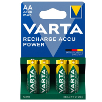 Varta Oplaadbare AA / HR6 Ni-Mh Batterijen (4 stuks, 2600 mAh)  AVA00155