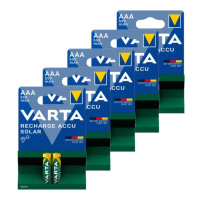 Varta Solar Oplaadbare AAA / HR03 Ni-Mh Batterijen (10 stuks, 550 mAh)  AVA00692