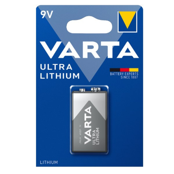 Varta Ultra 6FR61 / 9V E-Block Lithium Batterij (10 stuks)  AVA00446 - 1