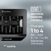 Varta Universele LCD-oplader+ inclusief batterijen AA / AAA / C / D / 9V (13 stuks)  AVA00686 - 4