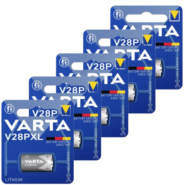 Varta V28PXL / 28L Lithium batterij (5 stuks)  AVA00580 - 1