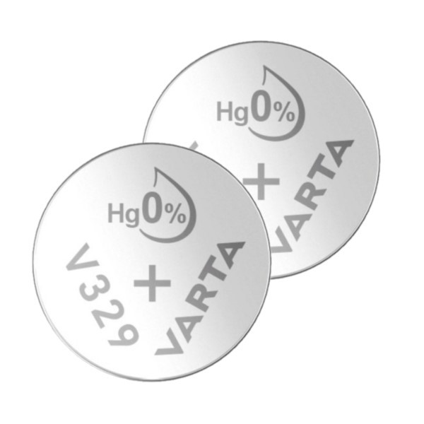 Varta V329 / SR731SW / SR731 zilveroxide knoopcel batterij 2 stuks  AVA00548 - 1