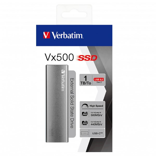 Verbatim Store n Go Vx500 Externe SSD (1TB)  AVE00250 - 3