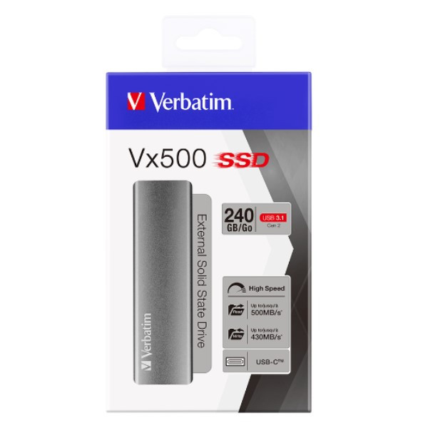 Verbatim Store n Go Vx500 Externe SSD (240GB)  AVE00252 - 3