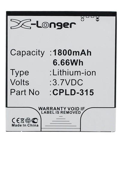 Vodafone CPLD-315 accu (1800 mAh, 123accu huismerk)  AVO00073 - 1