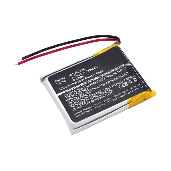 Voice Caddie GN452528 accu (3.7 V, 270 mAh, 123accu huismerk)  AVO00083 - 1