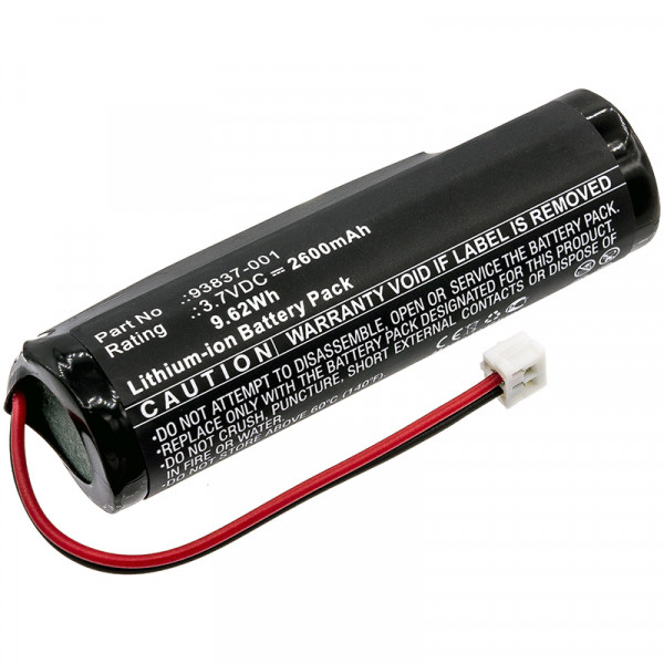 Wahl 93837-001 accu (2600 mAh, 123accu huismerk)  AWA00031 - 1