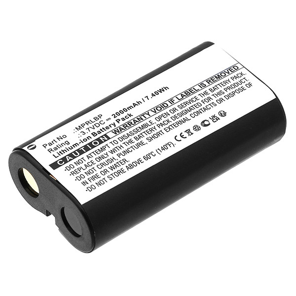 Wisycom MPRLBP accu (2000 mAh, 123accu huismerk)  AWI00133 - 1