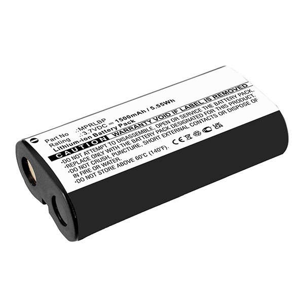 Wisycom MPRLBP accu (3.7 V, 1500 mAh, 123accu huismerk)  AWI00116 - 1