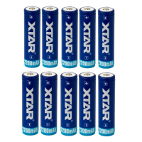 XTAR 10 x XTAR 18650 batterij (3.7 V, 2200 mAh, 5A)  AXT00030