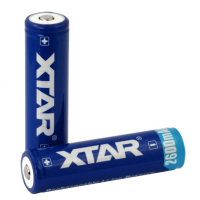 2x XTAR 18650 batterijen