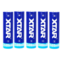 XTAR 5 x XTAR 18650 batterij (3.7 V, 3500 mAh, 10A)  AXT00033