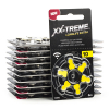 XX-TREME Longlife Extra 10 / PR70 / Geel gehoorapparaat batterij 120 stuks (123accu huismerk)