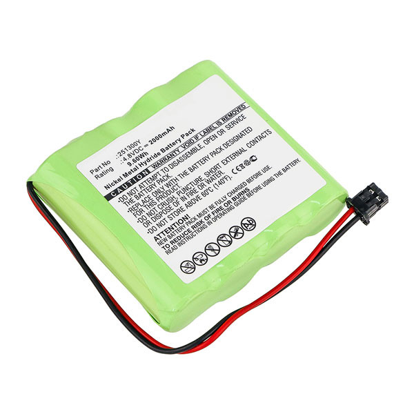 YSI 251300Y accu (4.8 V, 2000 mAh, 123accu huismerk)  AYS00001 - 1