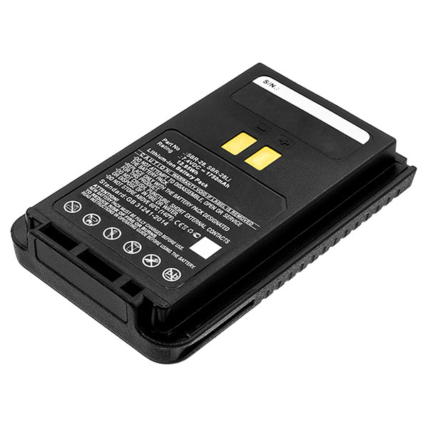 Yaesu SBR-28 / SBR-28Li accu (7.4 V, 1750 mAh, 123accu huismerk)  AYA00059 - 1