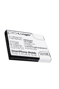 ZTE Li3727T42P3h665678 accu (2900 mAh, 123accu huismerk)  AZT00119