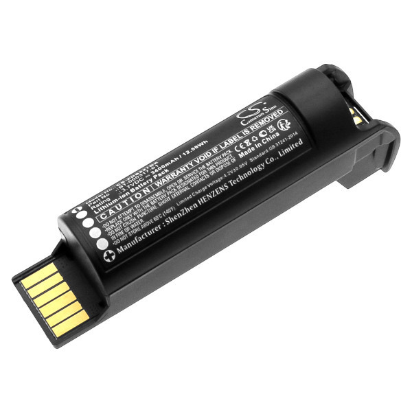 Zebra BT-000317-01 / BTRY-DS22EAB0E-00 accu (3400 mAh, 123accu huismerk)  AZE00275 - 1