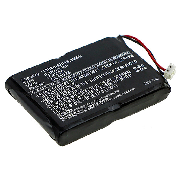 Zebra CC11075 accu (7.4 V, 1800 mAh, 123accu huismerk)  AZE00156 - 1