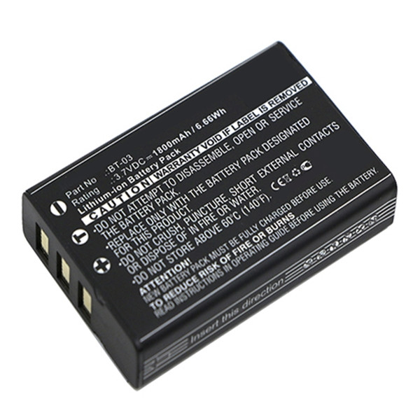 Zoom BT-03 accu (1800 mAh, 123accu huismerk)  AZO00016 - 1