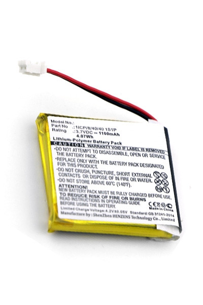 coyote 1ICP/8/40/40 1S1P accu (1100 mAh, 123accu huismerk)  ACO00396 - 1