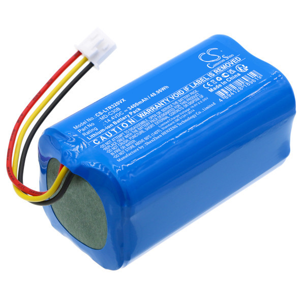 iHome 6.60.40.02-0 / D071-INR-CH-4S1P accu (3400 mAh, 123accu huismerk)  AIH00004 - 1