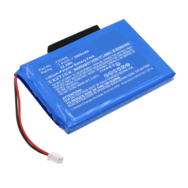 satlink F03409 accu (3000 mAh, 123accu huismerk)  ASA02412 - 1